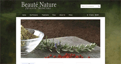 Desktop Screenshot of beautenature.biz